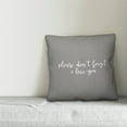 thumbnail image 2 of Creative Products Please Don't Forget I Love You 16x16 Spun Poly Pillow, 2 of 2