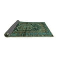thumbnail image 2 of Ahgly Company Indoor Rectangle Persian Turquoise Blue Traditional Area Rugs, 8' x 12', 2 of 4