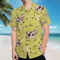 thumbnail image 5 of High Quality Hawaiian Shirts for Men Short Sleeve Aloha Beach Shirt Floral Summer Casual Button Down Shirts Blouses 4I2T89, 5 of 7