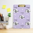 thumbnail image 6 of FMSHPON Hand Drawn Pandas Pattern Clipboard Hardboard Wood Nursing Clip Board and Pull for Standard A4 Letter 13x9 inches, 6 of 8