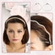 thumbnail image 2 of 4 Pcs Diademas De Diseño Sencillo Con Perlas Para Mujeres, Blanco, 4.72", 2 of 7