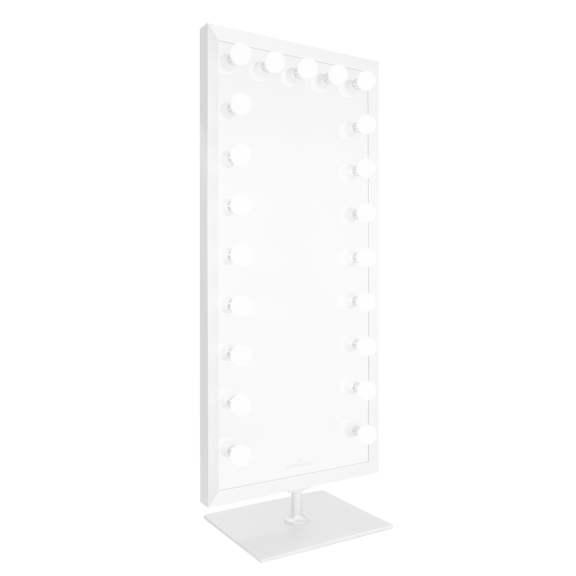 Impressions Vanity Starlight® FullLength Vanity Mirror LED Free Standing Floor Mirror, Makeup