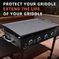 thumbnail image 5 of Babyfond 35.5” x 21.5” Griddle Silicone Grill Mats with Heat Proof Soft Handles, 5 of 6