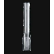 B&P Lamp® 1 7/8 Inch by 10 1/2 Inch Clear Glass Lamp Chimney for Vintage and Antique Style Globes