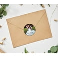 thumbnail image 2 of Darling Souvenir Round Custom Photo Labels Personalized Wedding Bride Groom Names And Date Envelope Seals Thank You Stickers-45 Pcs, 2 of 4