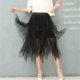 thumbnail image 3 of Falda de tul para mujer, vestido de falda larga de malla con cintura elástica ER, 3 of 3