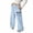 Blue, variant on Unisex Kids Casual Pants Full Length Straight Leg Trousers Elastic Waist Comfort Bottoms Pants Classic Everyday Kids Slacks Pants For Kids,6-7 Years