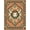 Terracotta Orange Teal, Pattern 9, variant on ODIKA 4'x6' Cowboy Cow Southwestern Longhorn Hat Emblems Interlocking Unicorn Washable Area Rug None Pet Friendly, Non-Shedding for Bedroom, Reading Nook