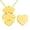 Gold, variant on Heart Locket Pendants Envelope Locket Necklace Secret Pendant Necklace for Girlfriend Valentines Day