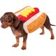 thumbnail image 3 of Autumn and winter clothes for teddy dogs, hot dog hamburger shape, Halloween accessories, pet transformation costume, funny dress-up (S) S, 3 of 5