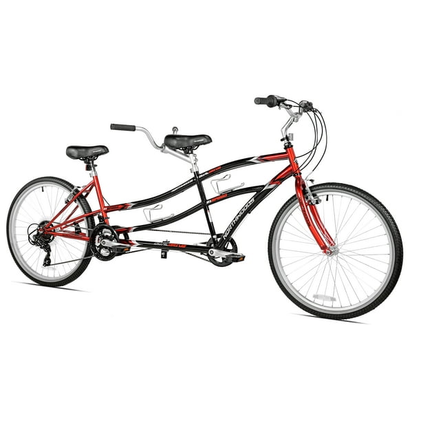 Kent 26 Northwoods 21 Speed Dual Drive Tandem Adult S Bike Red Black Walmart Com Walmart Com