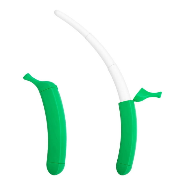 Jouet Banane Rétractable pour Jeu de Rôle, Épée de Fruits Extensible pour Farces Amusantes et Soulagement du Stress, Accessoire Interactif pour Garçons, Filles et Jeux Adultes
