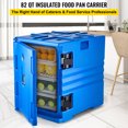 thumbnail image 2 of BENTISM Insulated Food Pan Carrier Front Load Catering Box Stackable 82 Qt Blue, 2 of 9