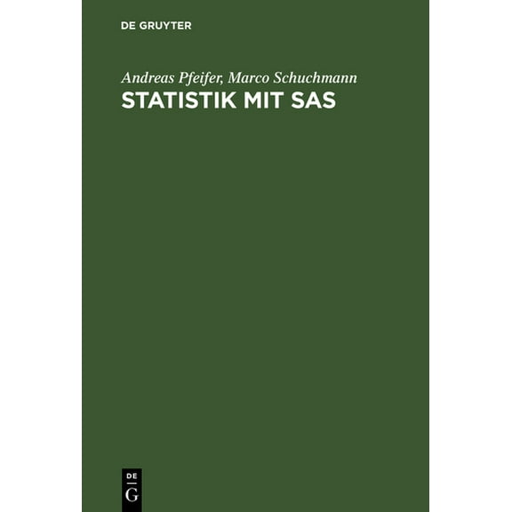 Statistik mit SAS, (Hardcover)