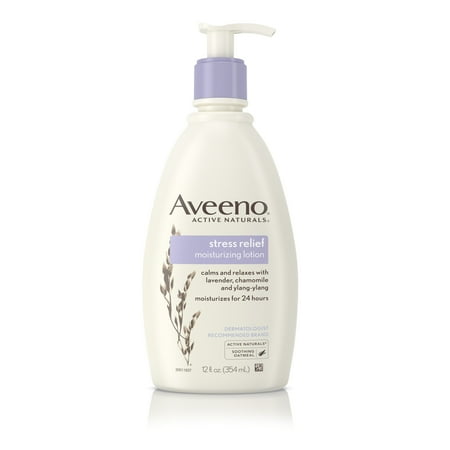 Aveeno Stress Relief Moisturizing Lotion to Calm & Relax, 12 fl. oz