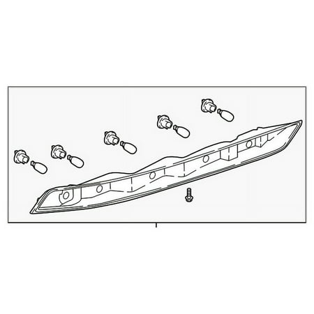 Genuine OE Audi Tail Lamp Assembly - 80A-945-069-A
