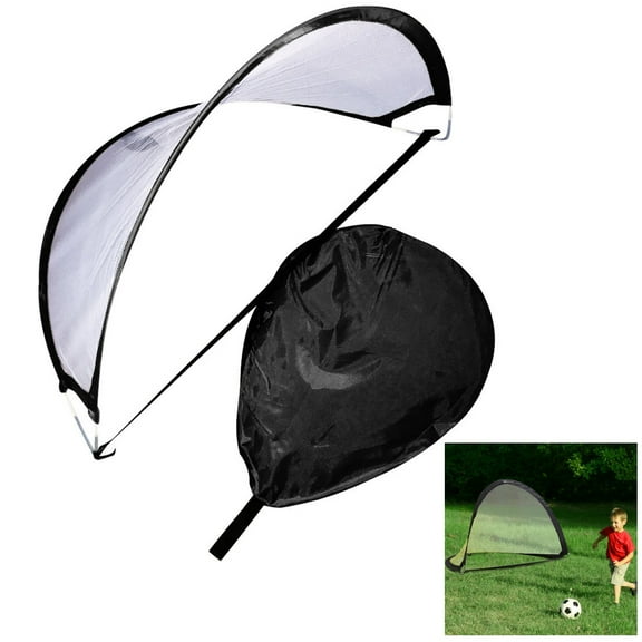 HEVIRGO Kid Potable Folding Goal Soccer Football Outdoor Training Net Interactive Toy