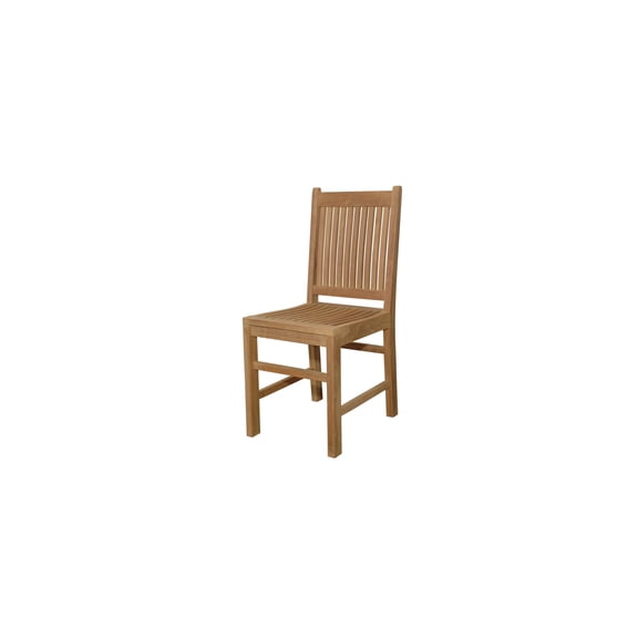 Teak Dining Chair  Solid Wood Restaurant Chair for Kitchen  Cafe  16 x 20 x 365