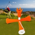 thumbnail image 4 of Tees De Golf Trípode de 6 garras Tees Campos de prácticas Soporte telescópico para pelotas de golf (naranja), 4 of 5