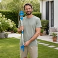 thumbnail image 3 of Luyimi 2-in-1 Bubble Machine for Kids, Ground Stake Bubble Tower with Water Sprinkler Function, Outdoor Summer Water Play Bubble Machine for Backyard Lawn Party Kids Gifts Orange, 3 of 6