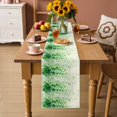 thumbnail image 2 of Spring Green Leaves Table Runner 48 Inches, Watercolor Vintage Vines Botanical Bed Runner Dresser Scarves Tabletop for Indoor Outdoor Parties/Ceremony/Banquet, 13" x 48", 2 of 9