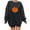 Gray-1, variant on 2025 Halloween Sweaters For Women Crewneck Trendy Casual Vintage Pumpkin Graphic Sweatshirts Loose Fit Long Sleeve Shirts