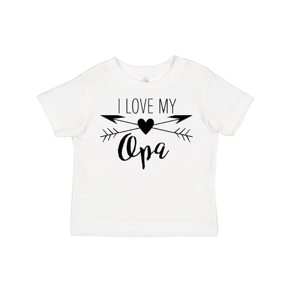 Inktastic I Love my Opa heart and arrows Boys or Girls Toddler T-Shirt