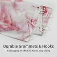 thumbnail image 6 of Pink Marble Shower Curtain Set, Abstract Modern Shower Curtain for Bathroom Decor, Luxury Standard Shower Curtain for Bathtub, Waterproof Washable Fabric Shower Curtain, 72 x 72, 6 of 6