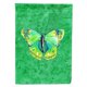 thumbnail image 1 of Caroline's Treasures 8863CHF Mariposa verde sobre lienzo de bandera verde grande multicolor, 1 of 1