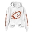 thumbnail image 5 of Hoodies For Women Women's Rugby Print Fashionable Casual Round Neck Long Sleeve Hooded Sweatshirt Hoodie, 5 of 5