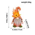 thumbnail image 3 of 14-Piece Thanksgiving Scarecrow Doll Set - Handcrafted Maple Leaf & Gnome Decor with Luminous Feature, Versatile Mantel/Table Centerpiece for Harvest Festivities, 3 of 4