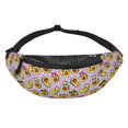 thumbnail image 2 of Cute Avocado Flower Purple Fanny Packs Waist Bag Crossbody Bags for Women Men, 2 of 7