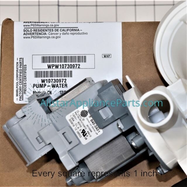 Whirlpool Washing Machine Water Pump WPW10730972