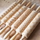 thumbnail image 4 of Rodamiento De Navidad Rolling Pastel De Fondant Roller Estampado Patrón De Navidad Lindo Para Hornear Entusiastas, 4 of 8