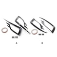 thumbnail image 4 of Riwesomey Embellecedor de luz antiniebla, accesorios de cubierta, accesorio de reemplazo de coche, tira de lámpara de parachoques, reemplazo de Vehículos, repuestos y accesorios Mis Helles Schwarz, 4 of 6