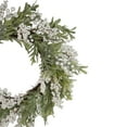 thumbnail image 4 of Northlight Frosted Foliage and Berries Small Artificial Christmas Wreath - 20" - Unlit, 4 of 6