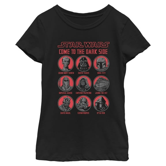 Girls Star Wars Dark Side Unite T Shirt