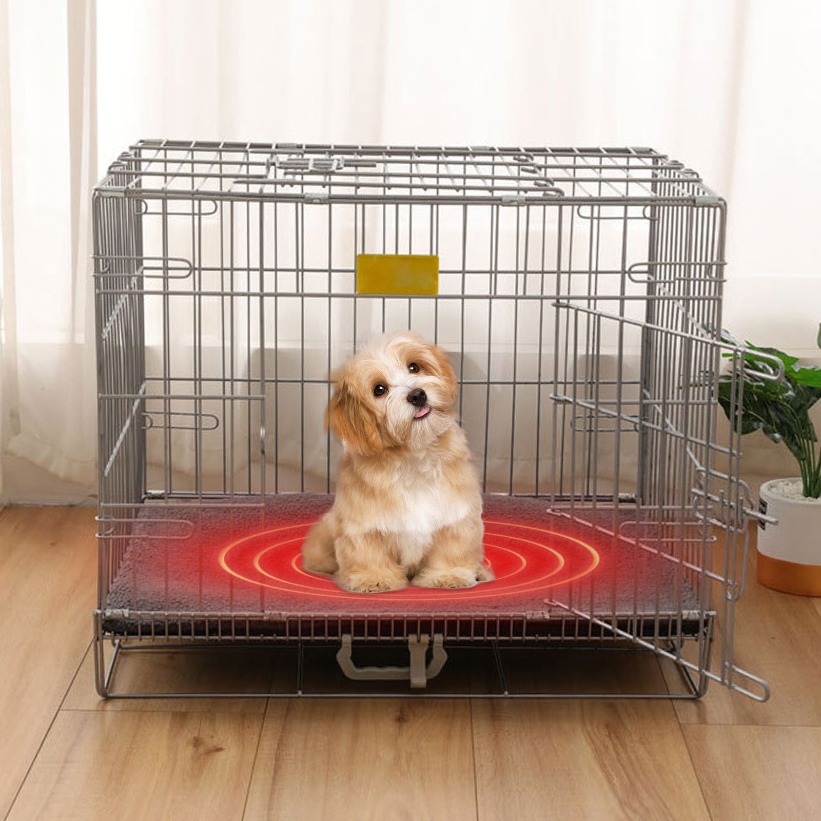Winter Self-Warming Pet Mat for Cats & Dogs - Extra Warm Thermal Pet Bed, Non-Slip Washable Pet Pad, Indoor/Outdoor Self-Heating Pet Bed with Soft Comfortable Surface for Pets’ Warmth