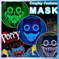 thumbnail image 2 of Poppy Playtime Huggy Wuggys Disfraz De Cosplay Máscara De Plástico Brillante Para Fiesta Halloween Niños Regalo De Cumpleaños Para Adultos, 2 of 4