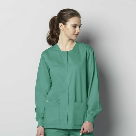 

WonderWink WonderWORK 800-Unisex Snap Front Scrub Jacket
