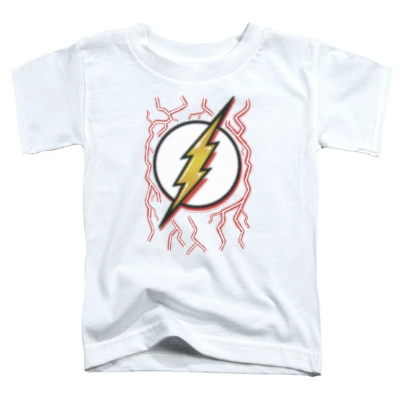 Dc Flash - Airbrush Bolt - Toddler Short Sleeve Shirt - 3T