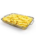 thumbnail image 4 of DiamoTech 2-Piece Crisping Baskets | Oven & Air Fry Crisper Basket | Nesting Set | Toxin-Free | Non-Stick | Healthy Cooking 9"x 13", Gray, 4 of 4