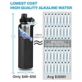 30oz Stainless Steel Portable Alkaline Filter Water Bottle Creates Up ...