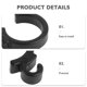 thumbnail image 3 of AURARMLET 30Ud Clips Plastico Para Retener Cable De En Rollator Y Sillas De Color Negro, 3 of 7