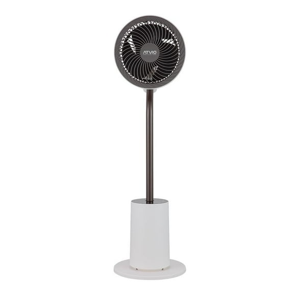 Ventilador Atvio de Pedestal 7 Pulgadas Lámpara Blanco