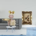 thumbnail image 2 of Estatua con bandeja para guardar llaves,Estatua de niña con bandeja para guardar llaves coleccionable,Marco de fotos,Marco de fotos ornamentado Marco barroco antiguo,Marco de fotos de pared, 2 of 8