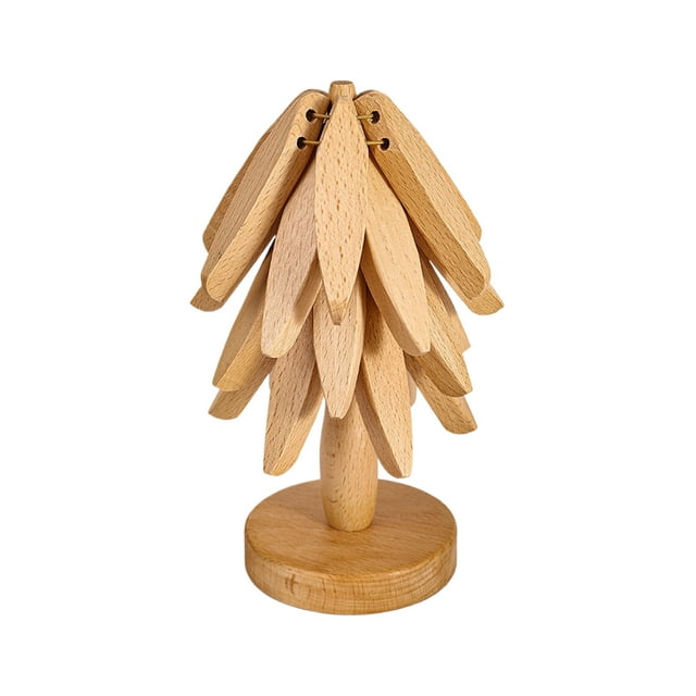 Juego de manteles individuales y posavasos Bearachild madera de haya