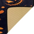 thumbnail image 6 of Coolnut Cute Halloween Pumpkin Kitchen Rugs 39×20 in,Non Slip Washable Cushioned Carpets Polyester AntiFatigue Comfort Porch Floor Mat Halloween Decoration, 6 of 7