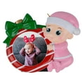 thumbnail image 4 of Maxora Personalized Ornaments Customized Christmas Ornament Photo frame Ornament for Baby Girl 1st Christmas Free Customize, 4 of 9