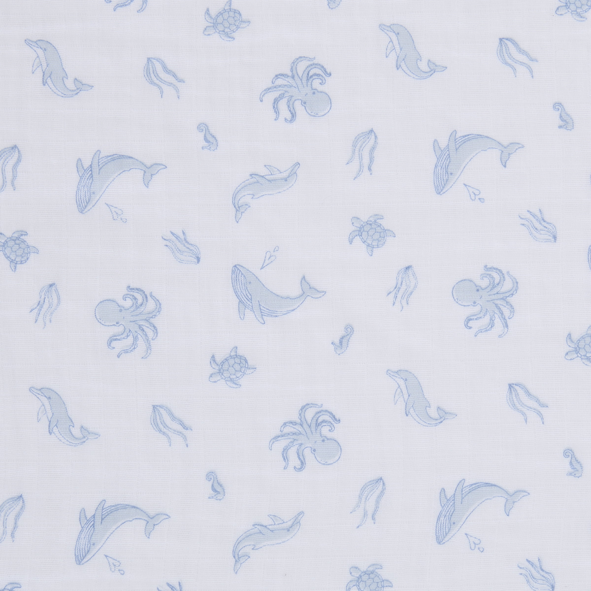 Parents Choice Muslin Extra Large Swaddle 3pack, Ocean Blue